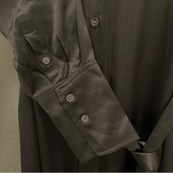 Banana Republic Muse Silk Maxi Shirtdress size Small - Picture 10 of 12